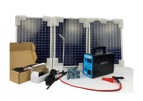 Solar Power System With 3 Panels