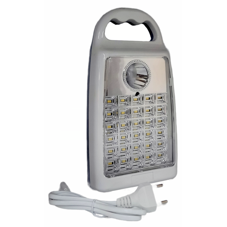 Rechargeable Emergency Light-Silver