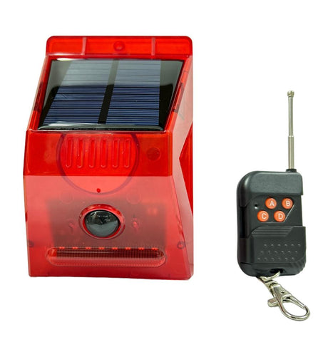 Solar Alarm Lamp With Remote