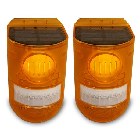 Solar Alarm Lamp 2 Pack