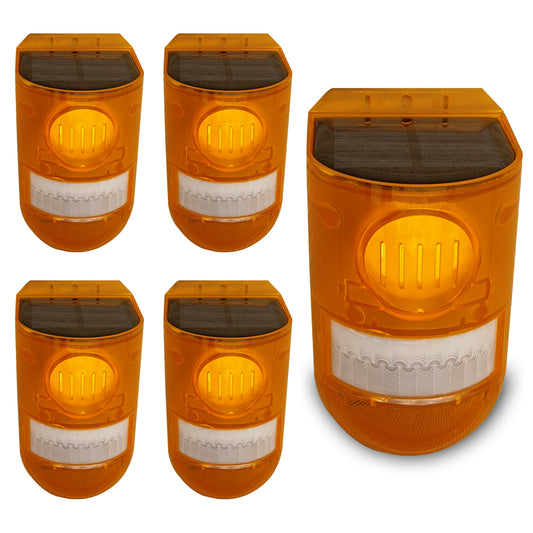 Solar Alarm Lamp Pack of 5