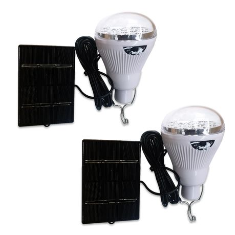 Solar Led Lamp 70-120 Lumens Pack of 2