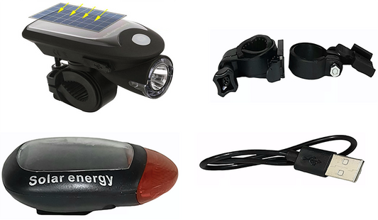 SOLAR USB BICYCLE LIGHT