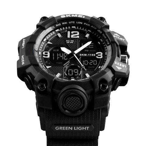 Water Resistant Watch 1155B Black