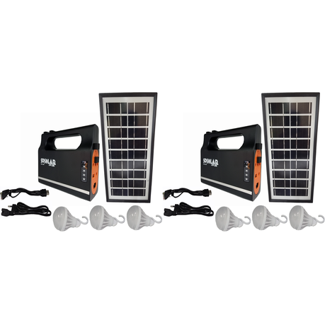 Solar Light and Cell Charging System Premium Pack of 2