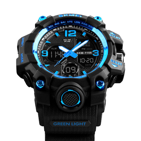 Water Resistant Watch 1155B Blue